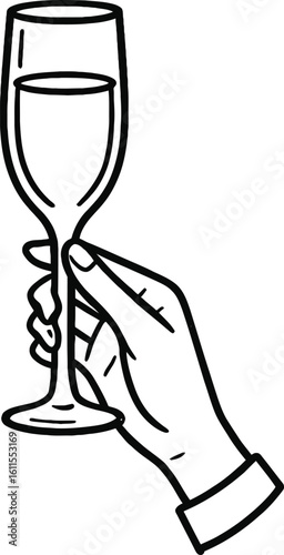 Hand holding a sand hourglass, a classic symbol of passing time and countdown
