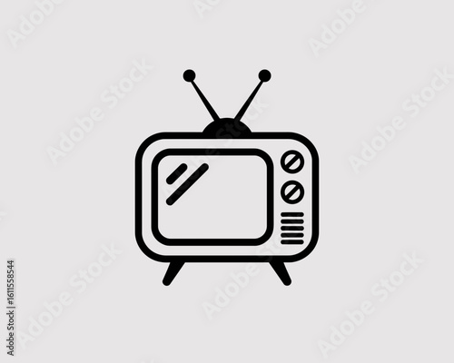 retro tv set