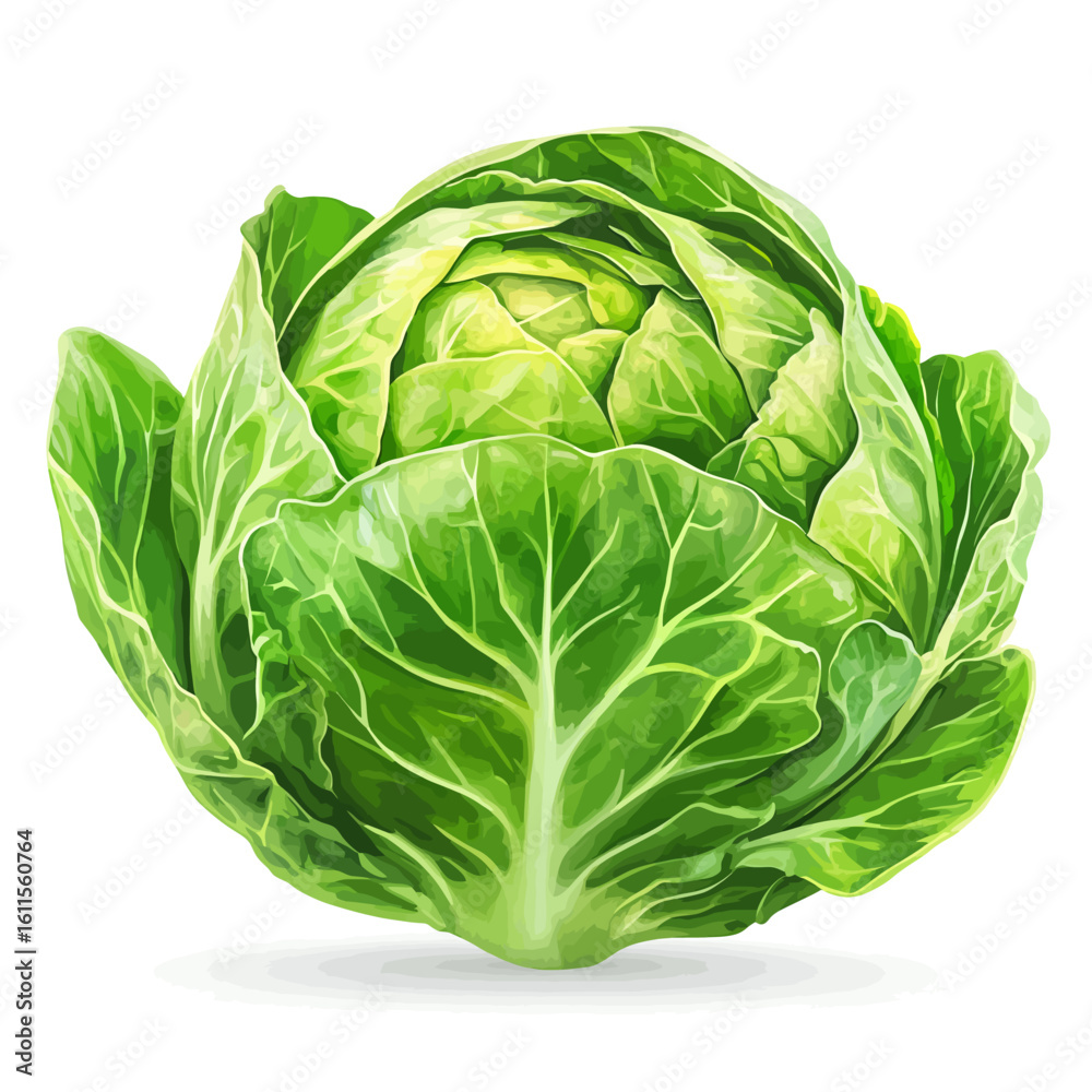 Obraz premium Vector Brussels sprout 