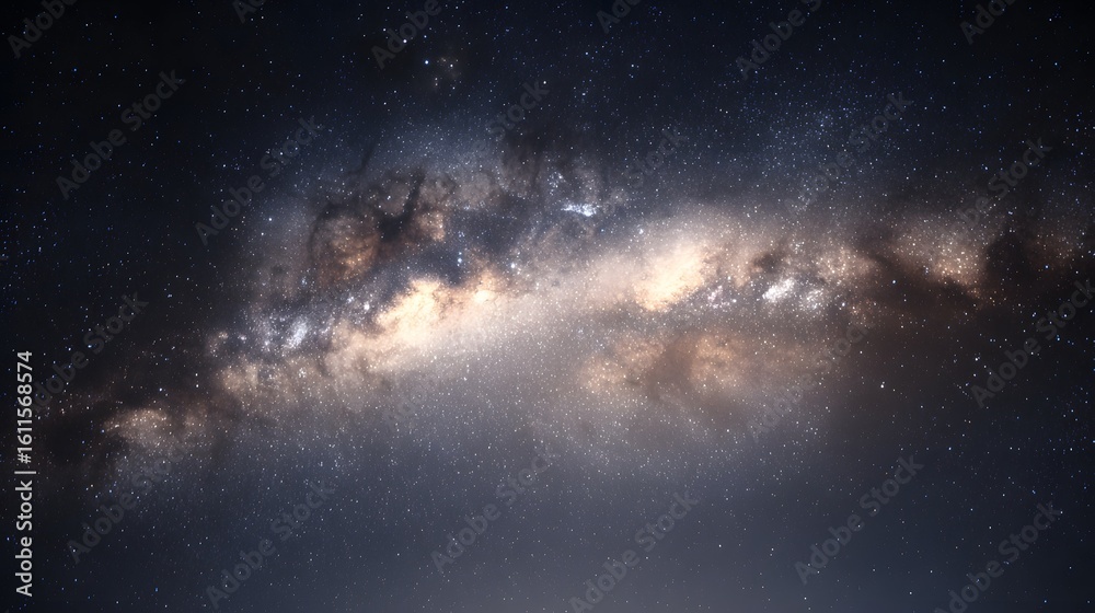 Fototapeta premium Detailed view of the milky way galaxy.