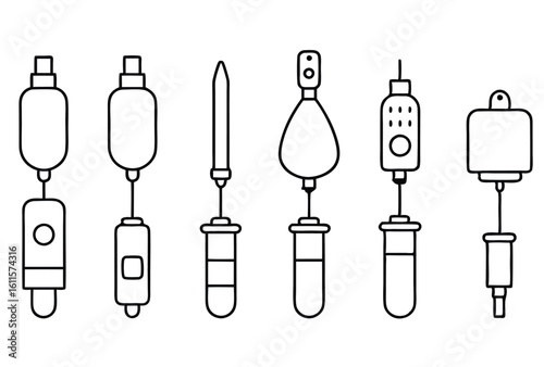 infusion pumps line art patient safety