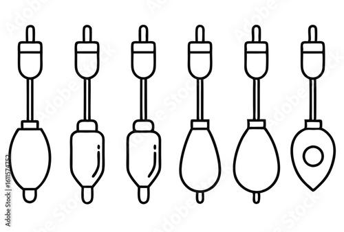 infusion sets line art healthcare theme
