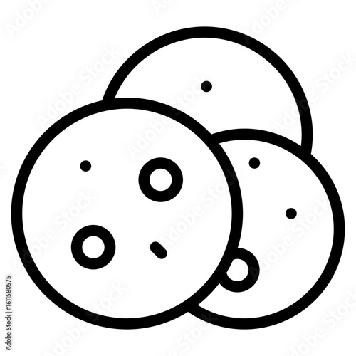 Cookies icon in vector illustration