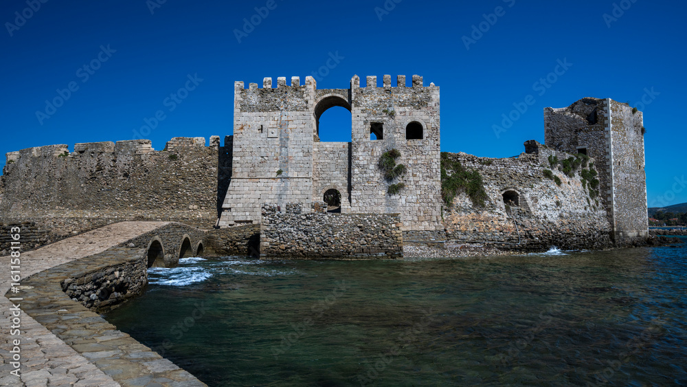 Obraz premium Venetian fortress in Greece 1209