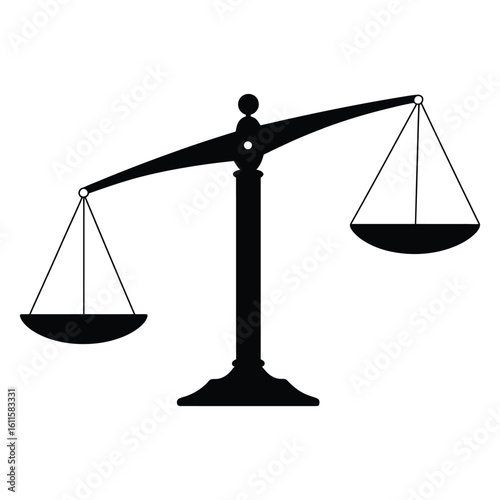 Scales of Justice Imbalance Illustration