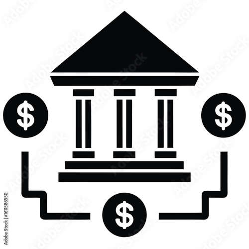 bank exchange vector art