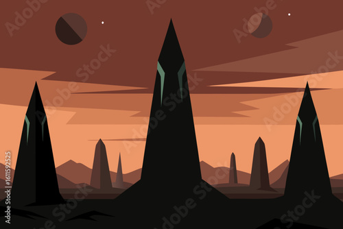 San Francisco's iconic skyline at sunset, a beautiful silhouette of modern architecture against the twilight sky