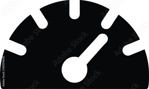torque angle gauge used in engine assembly silhouette engineering tool vector