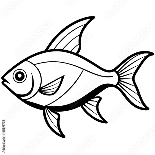 Geometric Tetra Shape Vector