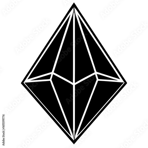 Geometric Tetra Shape Vector