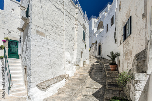 Fototapeta Naklejka Na Ścianę i Meble -  The streets of Ostuni, Italy