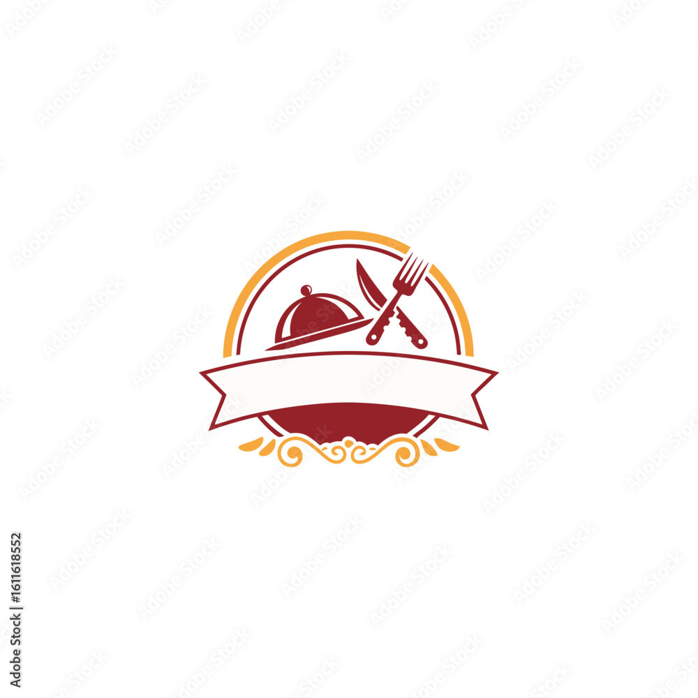 Fototapeta premium Restaurant Logo Design