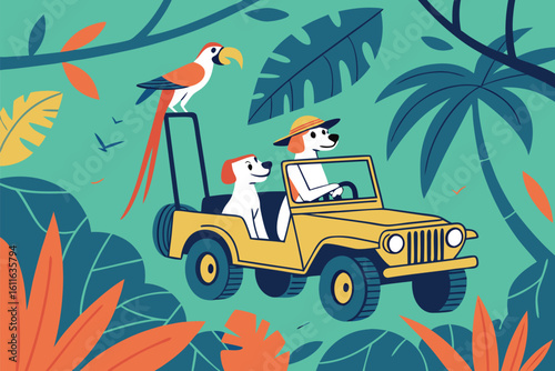 Jungle Dog Safari Adventure