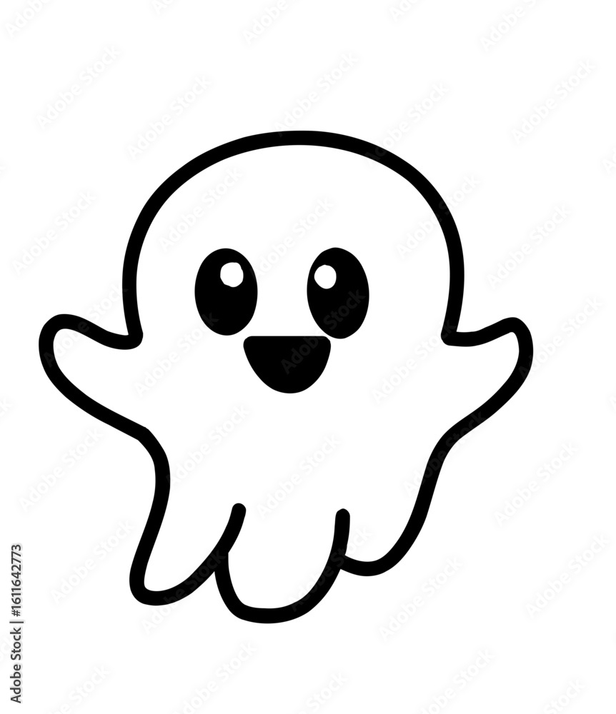  cute ghosts.