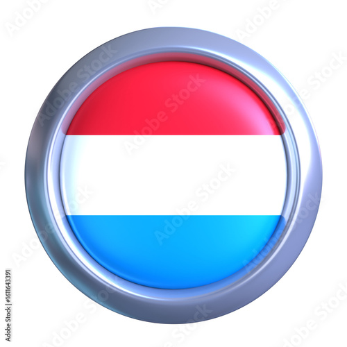 3D Luxembourg Flag Emblem with circle metallic frame, showcasing national emblem detail in a polished, modern design. Perfect for apps, UI, or educational use Free Download 3D Luxembourg Flag Emblem with circle metallic frame, showcasing national emblem detail in a polished, modern design. Perfect for apps, UI, or educational use - GFXLoad