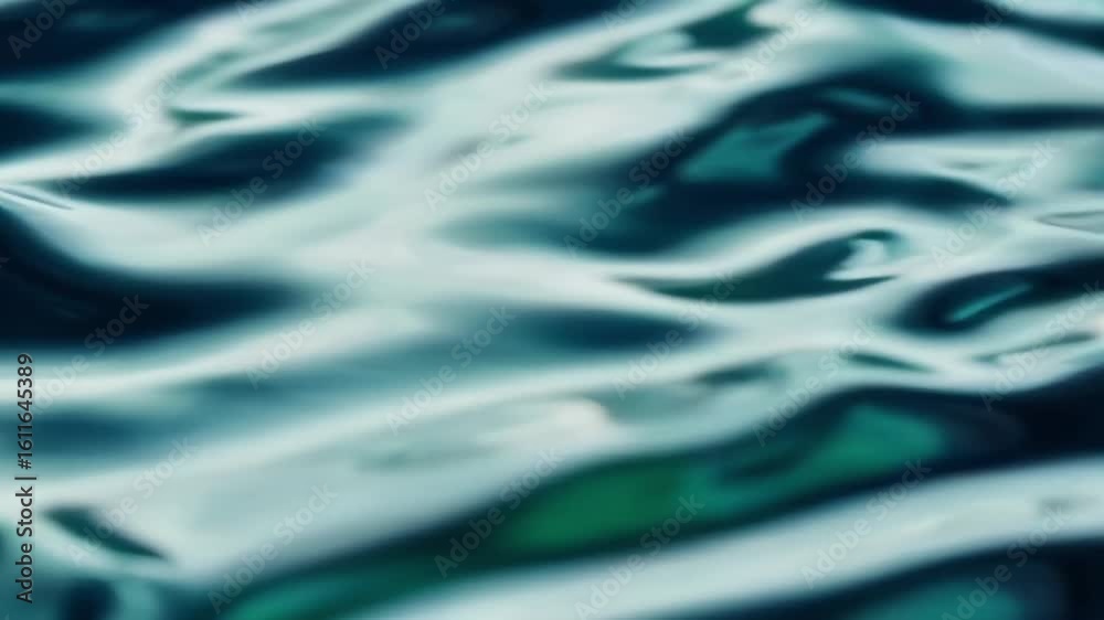 Dive into tranquility with mesmerizing close-ups of gentle water ripples. This video captures the soothing, fluid motion and serene atmosphere of a calm aquatic setting.