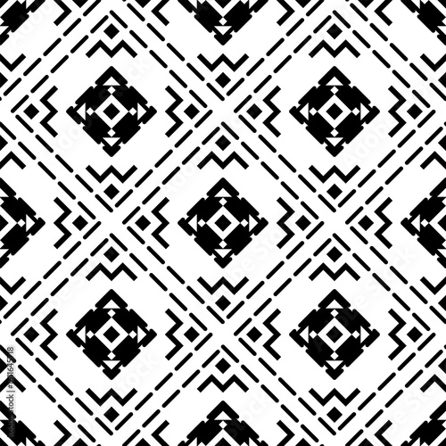 Tribal geometric textile pattern, ethnic, aztec, fabric, decorative, wall, wallpaper, wrapping paper, fabric, silk, scarf, pillow, book, backdrop and etc.