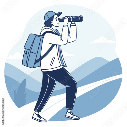 silhouette of a woman with a camera