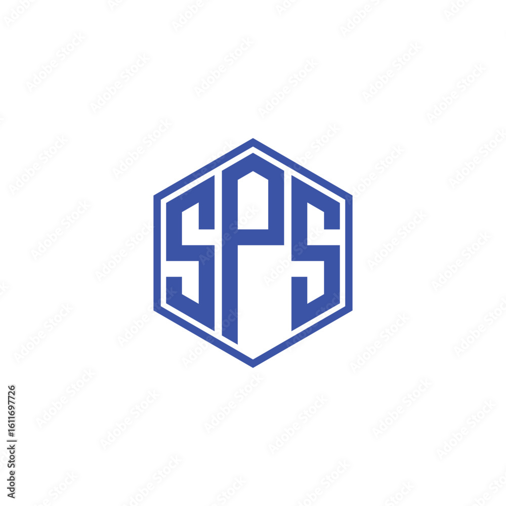 SPS Letter Initial Logo Design Template Vector Illustration SPS Letter Initial Logo Design Template Vector Illustration