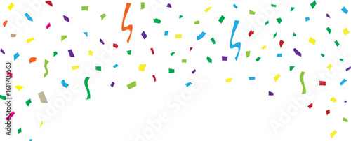 Confetti Blast Background for Festive Celebrations
