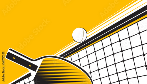 Table tennis abstract background design. Sport concept
