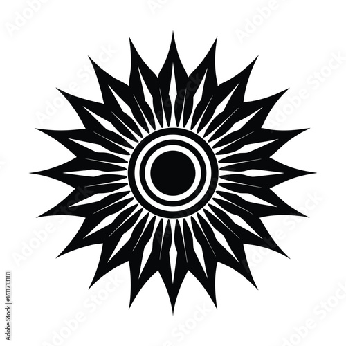Solar Flare Inspired Sonic Glyph Artwork