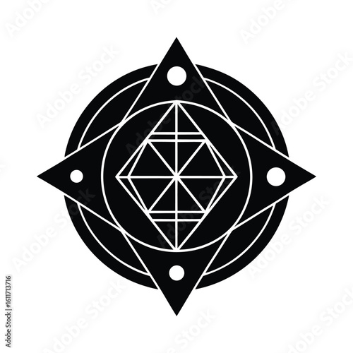 Sacred Geometry Merging with Sonic Glyph Design