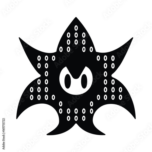 Binary Code Merged with Sonic Glyph Illustration