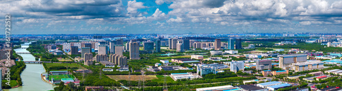 Wallpaper Mural Aerial view of Songjiang New Town, Shanghai, China Torontodigital.ca
