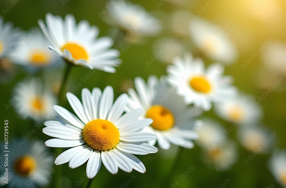 Fototapeta premium daisies in the grass