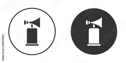 Air horn icon for web, mobile and infographics.