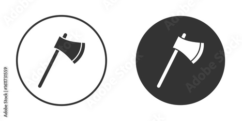 Axe icon for web, mobile and infographics.