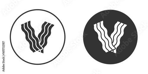 Bacon icon for web, mobile and infographics.
