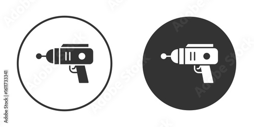 Blaster icon for web, mobile and infographics.