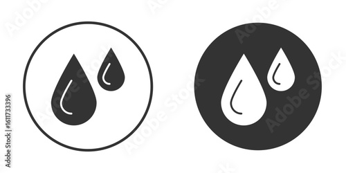 Blood drops icon for web, mobile and infographics.