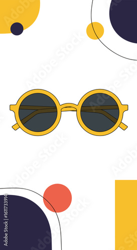 Stylish round sunglasses for a trendy summer look and everyday protection