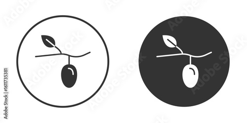 Cocoon icon for web, mobile and infographics.