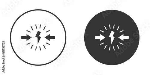 Conflict icon for web, mobile and infographics.