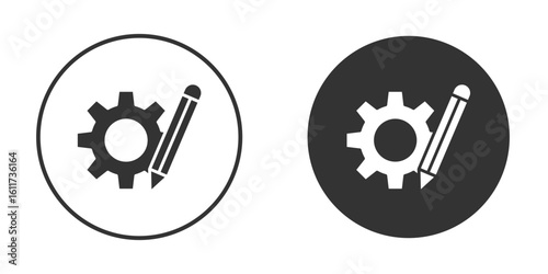 Customization icon for web, mobile and infographics.
