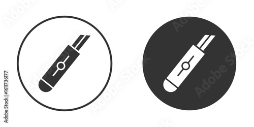 Cutter icon for web, mobile and infographics.