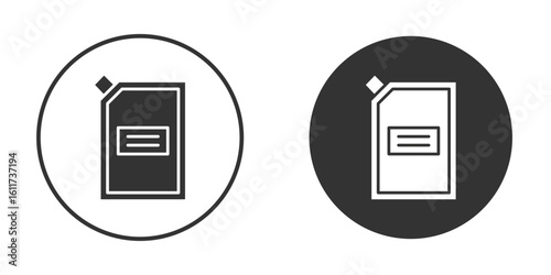 Doy pack pouch icon for web, mobile and infographics.