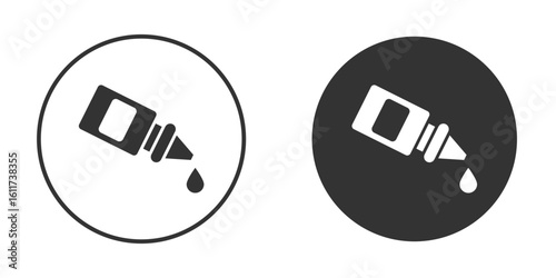 eye drop icon for web, mobile and infographics.
