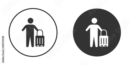 Guest icon for web, mobile and infographics.