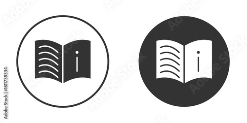 guide book icon for web, mobile and infographics.