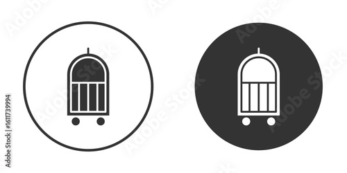 Hotel service icon for web, mobile and infographics.