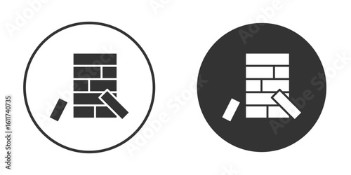Jenga icon for web, mobile and infographics.