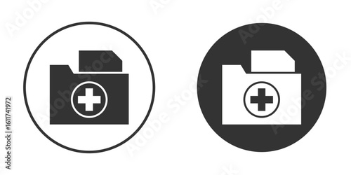 Medical history icon for web, mobile and infographics.