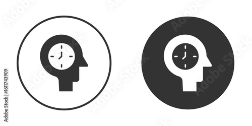 Patience icon for web, mobile and infographics.