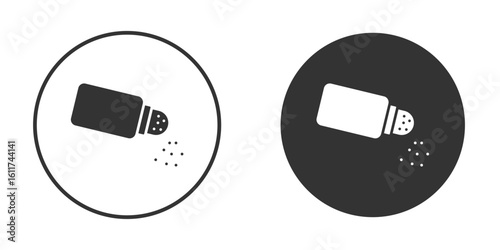 Pepper shaker icon for web, mobile and infographics.