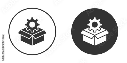 Product management icon for web, mobile and infographics.